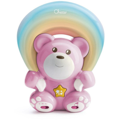 CHICCO 00010474100000 TOY FD RAINBOW BEAR PINK