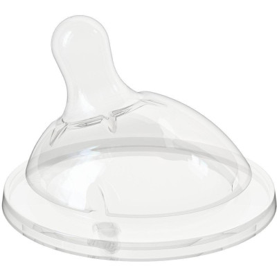 CHICCO 00081011100000 Smoczek na butelkę NF silikon 0m+ normalny