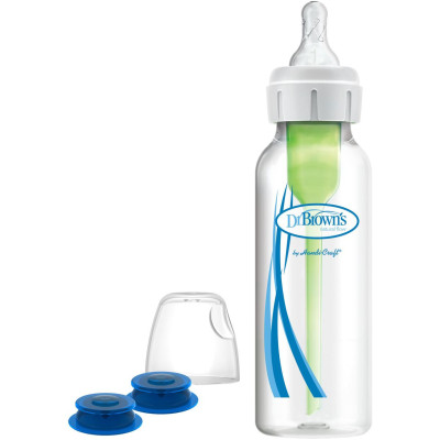Dr.Browns SB815-MED Butelka standard 250ml ze specjalnym systemem do karmienia niemowląt z rozszczepem wargi lub podniebienia