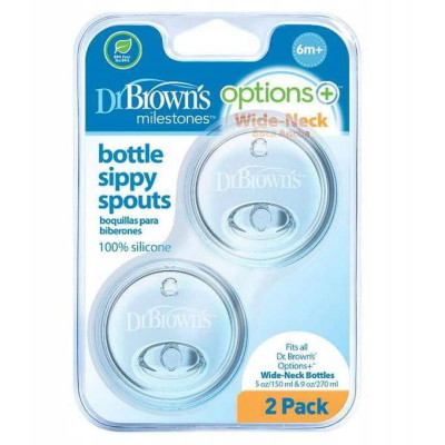 Dr.Browns WR200 Ustnik silikonowy niekapek do butelki szerokiej