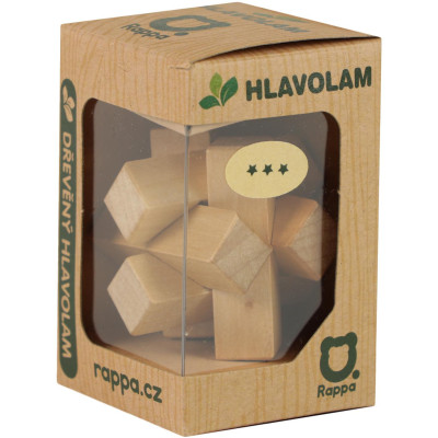 Drevený hlavolam mini