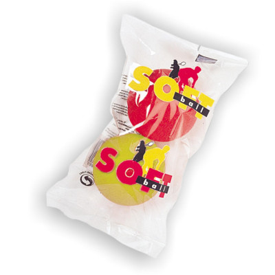 Loptička soft farebná 2 ks vo vrecku 7 cm