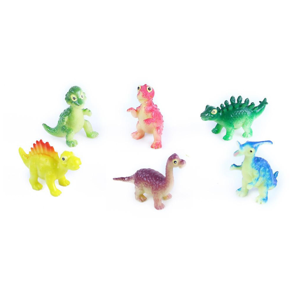 Dinosaury veselí, 6 ks vo vrecku, 2 druhy Dinosaury veselí, 6 ks vo vrecku, 2 druhy