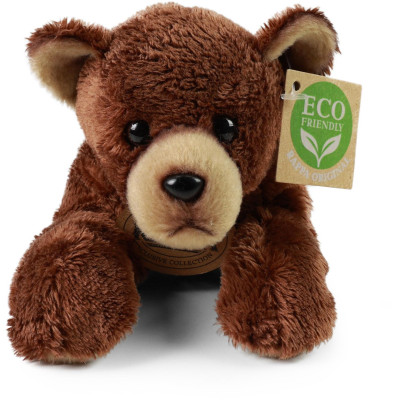 Plyšový medveď ležiaci 18 cm ECO-FRIENDLY