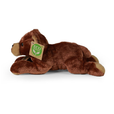 Plyšový medveď ležiaci 18 cm ECO-FRIENDLY