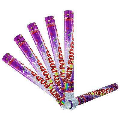 Konfety vystreľovacie v tube, 50 cm
