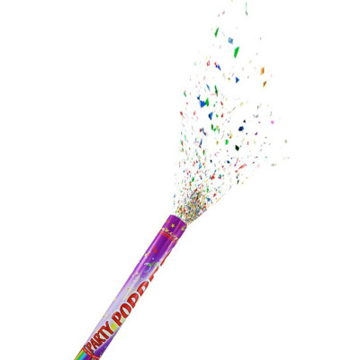 Konfety vystreľovacie v tube, 50 cm
