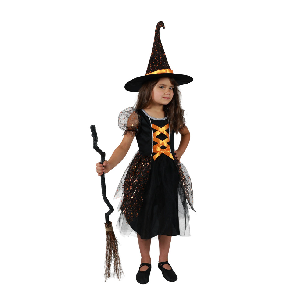 Detský kostým čarodejnica hviezdička (L), Čarodejnice / Halloween Detský kostým čarodejnica hviezdička (L), Čarodejnice / Halloween