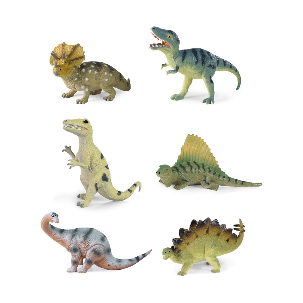 Dinosaury, 6 druhov, 20 - 23 cm Dinosaury, 6 druhov, 20 - 23 cm