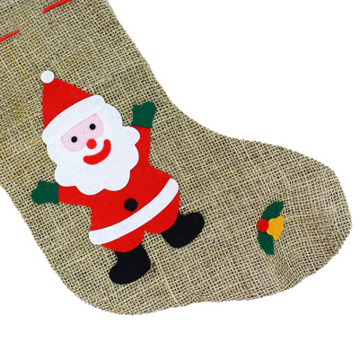Pančucha Santa Claus / Mikulášska režná s dekorom