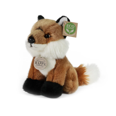 Plyšová líška sediaca, 18 cm, ECO-FRIENDLY
