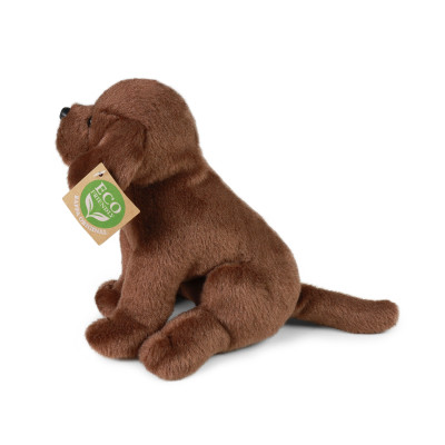 Plyšový pes labrador sediaci 20 cm ECO-FRIENDLY