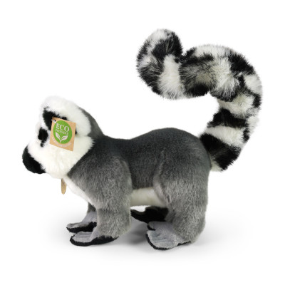 Plyšový lemur stojaci 28 cm ECO-FRIENDLY
