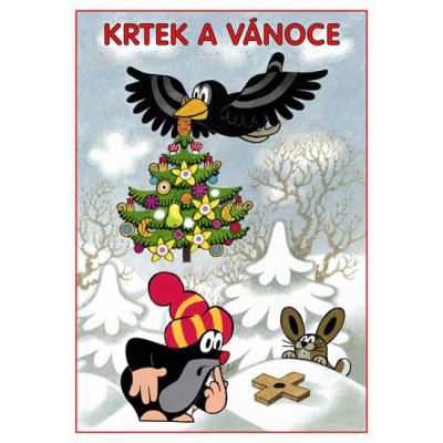 Omalovánka A5 Krtko a Vianoce