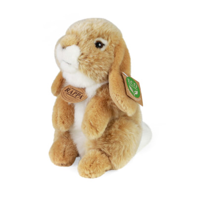 Plyšový králik béžový stojaci, 18 cm, ECO-FRIENDLY