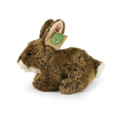 Plyšový králik hnedý ležiaci 17 cm ECO-FRIENDLY