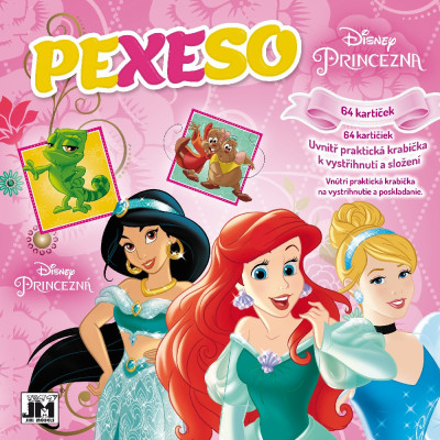 Pexeso v zošite Disney Princezné