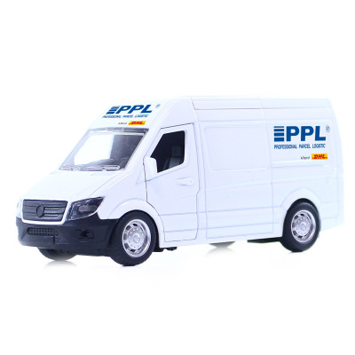 Kovové auto PPL s otváracími dverami 14 cm