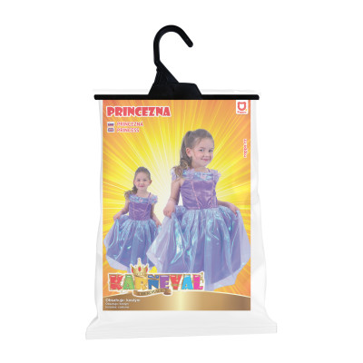 Detský kostým fialová princezná (S)