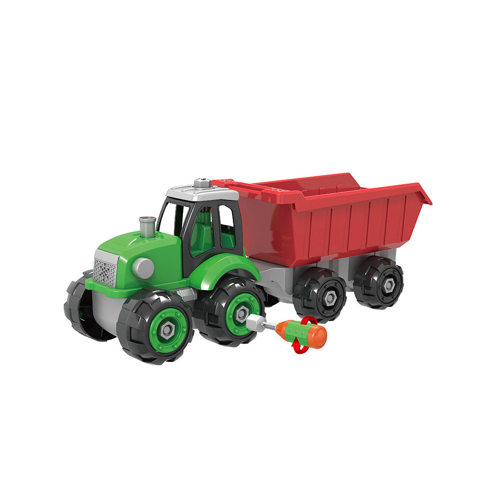 Traktor skrutkovací s vlečkou Traktor skrutkovací s vlečkou