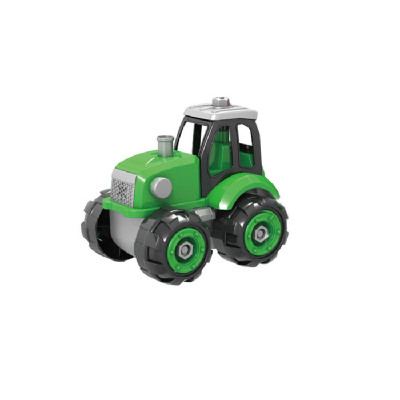 Skrutkovací traktor  s vlečkou