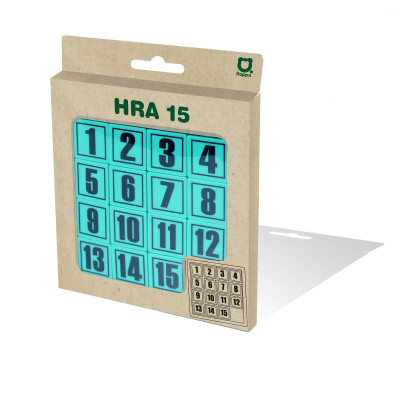Hra 15 veľká - český obal