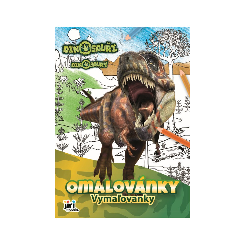Omaľovánka A4 Dinosaury Omaľovánka A4 Dinosaury