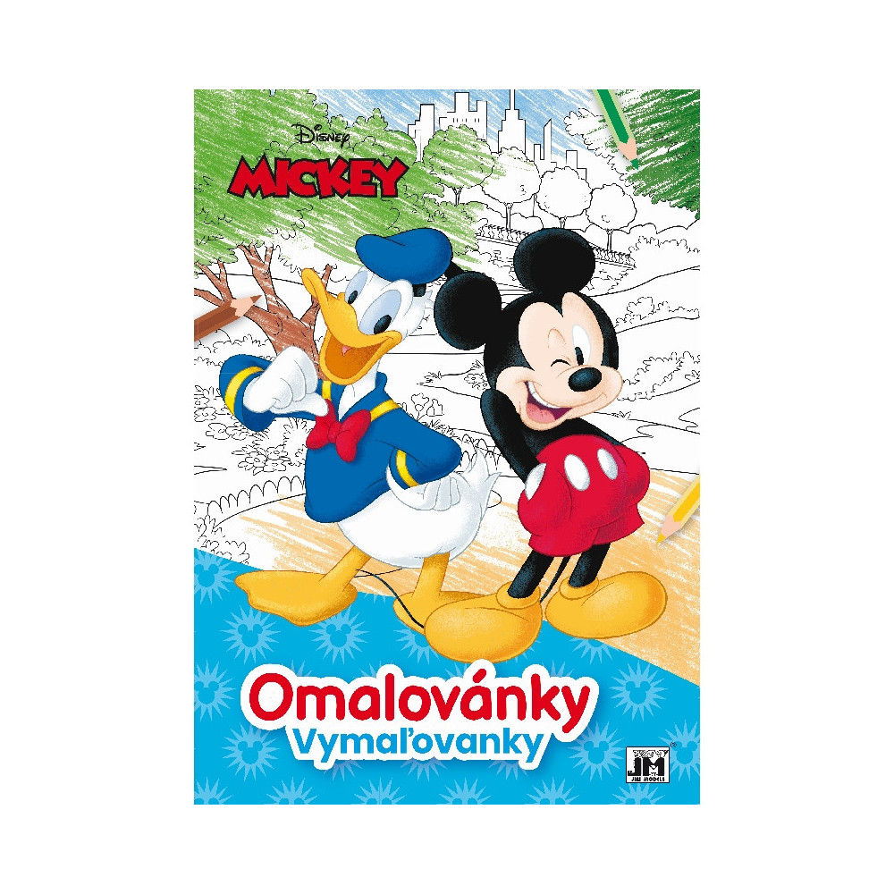 Omaľovánka A4 Mickey Mouse Omaľovánka A4 Mickey Mouse