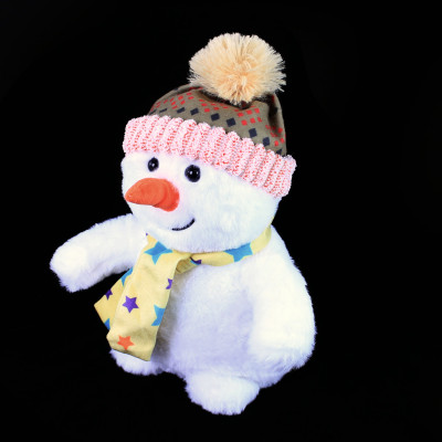Plyšový snehuliak 26 cm