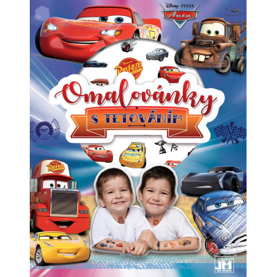 Omaľovánka s tetovaním CARS - Autá
