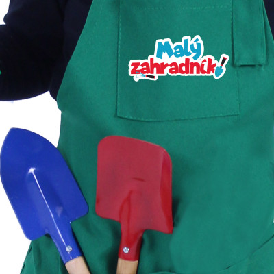 Kostým malý záhradník s príslušenstvom - česká potlača