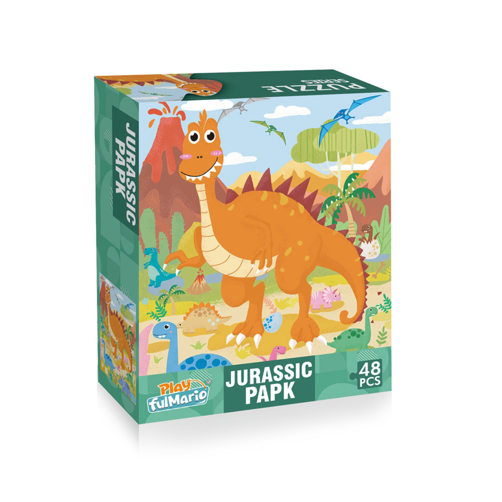 Puzzle s dinosaurami 24 dielov 50 x 34 cm Puzzle s dinosaurami 24 dielov 50 x 34 cm