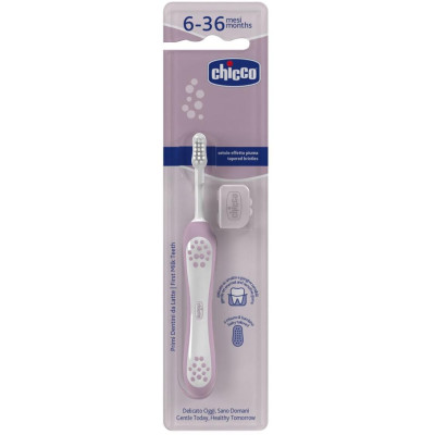 CHICCO 00012081000000 Zubná kefka Lila 6-36m
