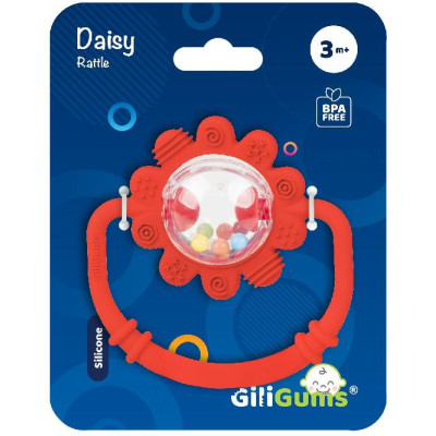 GILIGUMS GG 30059 Grzechotka Stokrotka czerwona