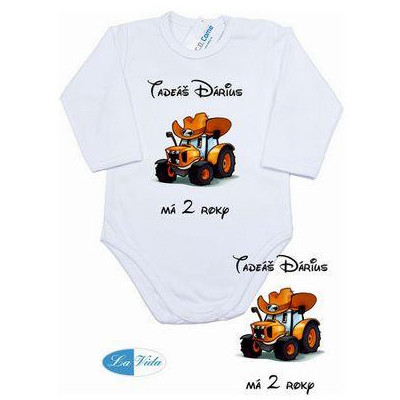Body Traktor Meno má 2 roky