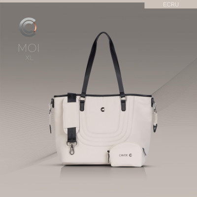Torba do wózka dziecięcego Cavoe Moi XL Ecru