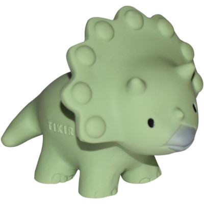 Tikiri Dinos - hrkálka a hryzátko z prírodnej gumy - Trice