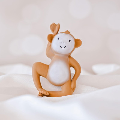 Tikiri Safari - hrkálka a hryzátko z prírodnej gumy - Opica