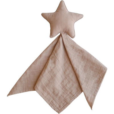 Mushie maznáčik z organickej bavlny Star - Natural