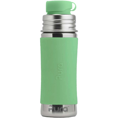Pura® nerezová fľaša so športovým uzáverom 325ml - Moss