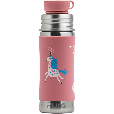 Pura nerezová fľaša so športovým uzáverom 325ml - Moss