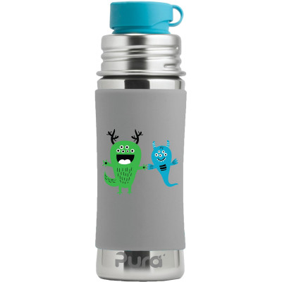 Pura nerezová fľaša so športovým uzáverom 325ml - Moss