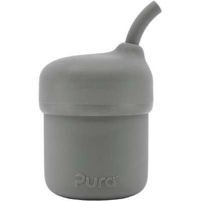 Pura my-my silikónový pohárik so slamkou - Mint