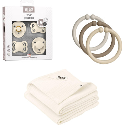 BIBS darčekový set veľký - Ivory