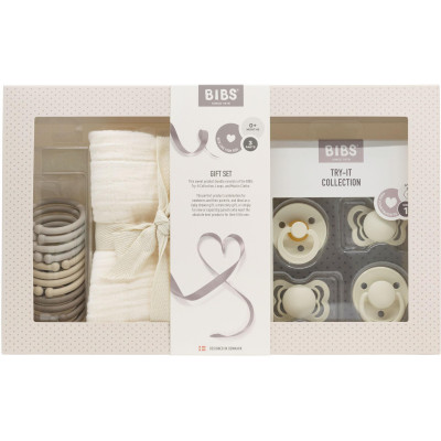 BIBS darčekový set veľký - Ivory