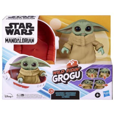 Hasbro - Star Wars The Mandalorian Interaktívna figúrka Wild Ridin Grogu