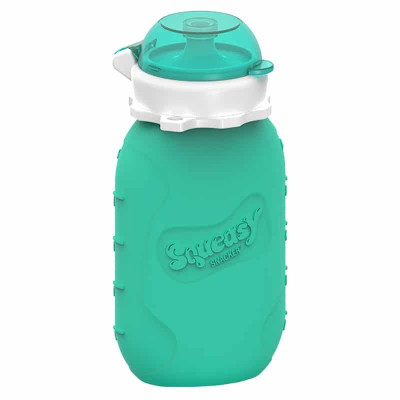 Squeasy Gear silikónová kapsička 180 ml - aqua