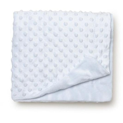 INTERBABY | SET Deka extra mäkká guličky + lampička HVIEZDA  - MODRÁ