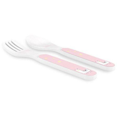 INTERBABY | Jedálenský set LAMA +6M - ružový