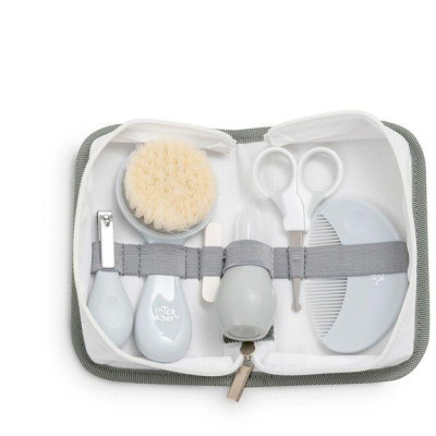INTERBABY | Hygienická sada BEBÉ - sivá